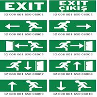 8W Exıt Acil Yönlendirme Zincirle Montaj 6500K 1